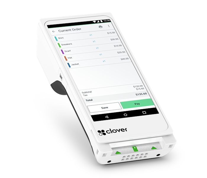 Clover Flex handheld point-of-sale device